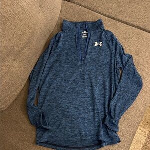 Under Armour Blue Heathered Pullover